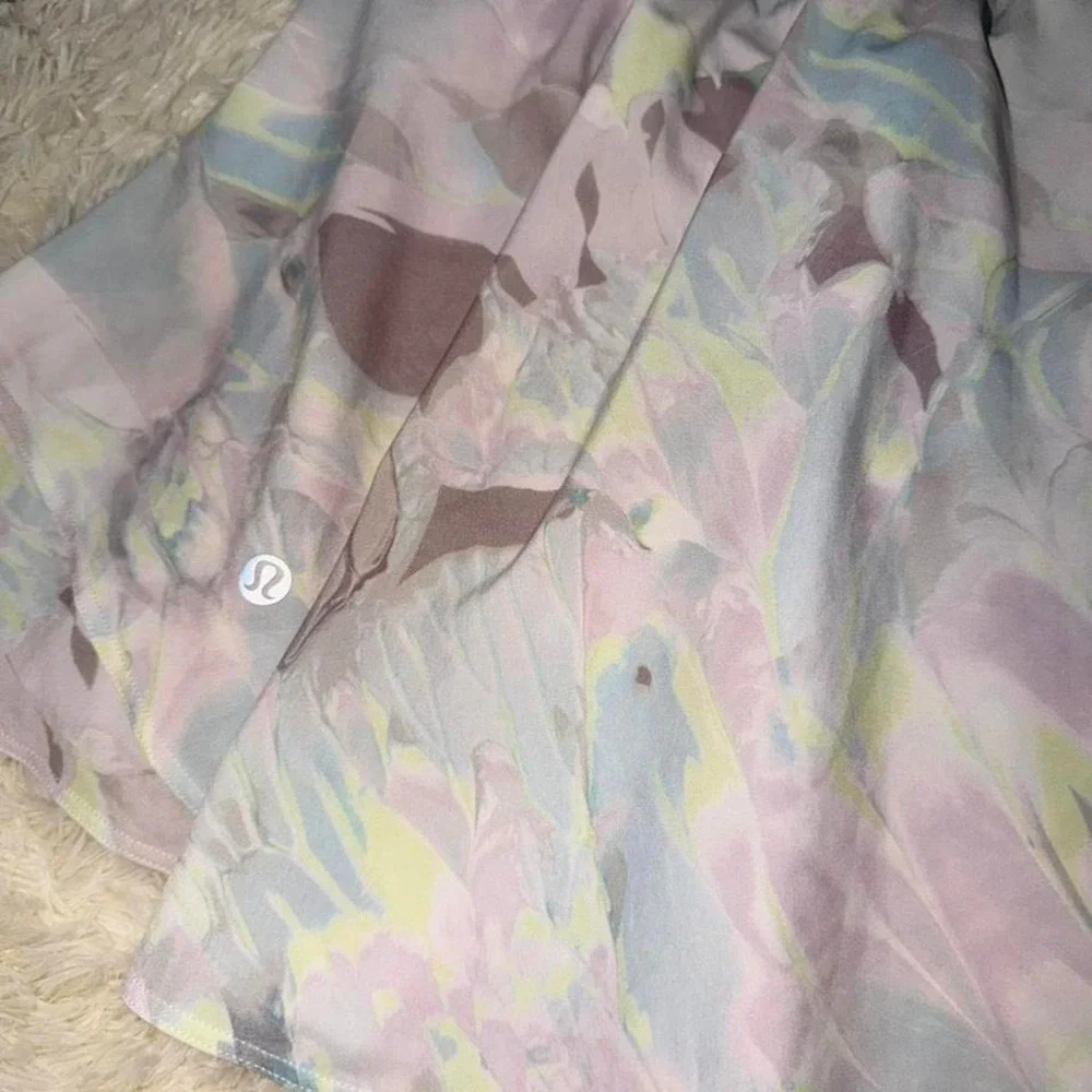 Lululemon Court Rival‎ HR Skirt Size 2 Nouveau Marble NWOT